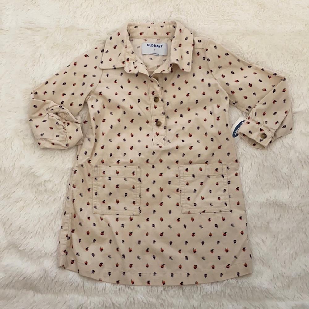 ON Suede floral dress